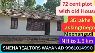 72 cent with old House #janmamdeed #lowpriceland #incomegeneratedproperty #homestaylandinwayanad #
