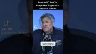 #DenverBroncos HC #SeanPayton Says Media Scared #VicFangio Away