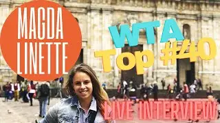 Magda Linette Tennis Interview