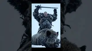 Prehistoric Hunter vs Giant Wild Pig | Brutal Snow Battle (Realistic) #prehistoriclife #movie