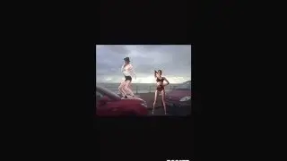 Miley Cyrus and Taylor swift dancing On cars near Hastings beach