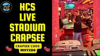(Vertical Mobile View) HCS Stadium Craps.  Can you make profit? Crapsee Code: M9Y2D8