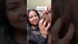 Scalp Scratching 💆🏽&zwj;♀️ #asmr #tingles #notalkingasmr