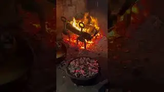 Making Cord Bread Using Dutch Oven