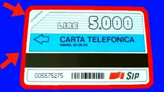 SCHEDE TELEFONICHE più RARE di VALORE - curiosità