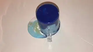 Water Inspired Acrylic Flip Cup Pour