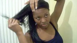 How I Wrap My Relaxed Hair