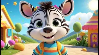 Zebra Song &ndash; Count the Stripes! | Fun Zebra Nursery Rhyme for Kids | Safari Counting Adventure