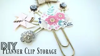DIY Planner Clip Storage