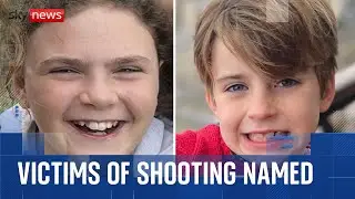 Families of two children killed in the US Catholic school shooting brand the attacker a 