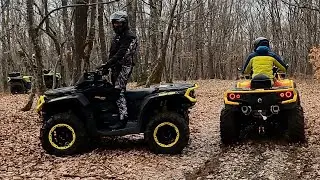 CAN AM - CF M0TO - POLARIS 💢 ATV-uri PRIN PADURE