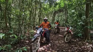 Perfect time for the weekend dirt bike tour to Nam Cat Tien park and surrounds #namcattien #dirtbike