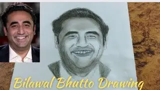 Bilawal Bhutto Zardari Pencil Drawing / BahlolArts..