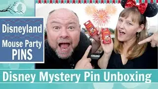 NEW Mouse Party Pins - Disneyland Edition | Disney Mystery Pin Unboxing