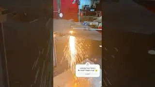 CUT by FIRE - #hardwork #custom #torch #metal #fire #burnout #oxygen #diy #circle