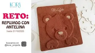 RETO de octubre: Repujado con Antelina. Cómo hacerlo paso a paso.