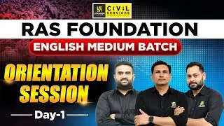 RAS Foundation | English Medium Batch | Day 1 Orientation Session | RAS Utkarsh