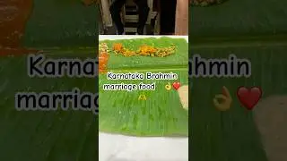Karnataka authentic Brahmin food #food #foodieadventures #foodie #karnataka