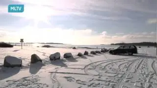 Vinterstemning p&aring; Marinaen