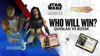 Quinlan Vos vs Bossk | Round 3: Star Wars Unlimited | JTL Store Showdown | Yuranka Games, Latvia