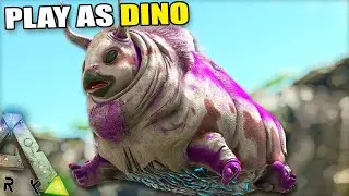 WE MAKE A GASBAG GANG ON THE SERVER !! | PLAY AS DINO | ARK SURVIVAL EVOLVED