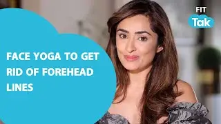 Face Yoga To Get Rid Of Frown Lines | 3 Exercises To Get Reduce Fine Lines | Fit Tak