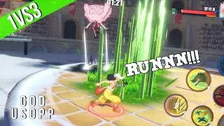 DOFLAMINGO??? RUNNNN!!! GOD USOPP NW 1vs3 PvP Gameplay - One Piece Fighting Path Indonesia