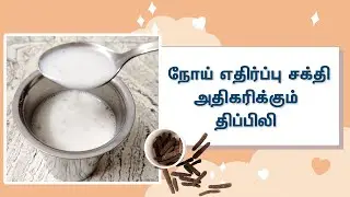 Thippili Drink For Body Immunity Boost Up Tamil | உடலிற்கு நோய் எதிர்ப்பு சக்தியை தரும் திப்பிலி