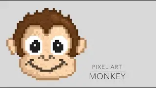 Pixel Art: Monkey