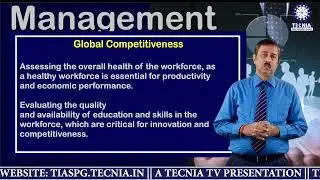 Global Competitiveness | Lecture by Parag Ashtt | TIAS