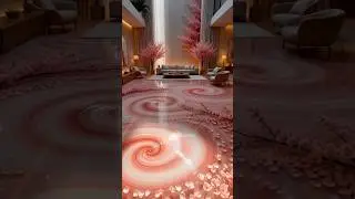 10-Second Glow-Up: Concrete Chaos &rarr; Eternal Spring Cherry Blossom Floor 🌸✨