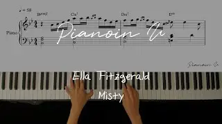 Ella Fitzgerald - Misty/ Piano Cover / Sheet