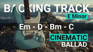 Emotional Ballad Backing Track in E Minor | Em - D - Bm - C