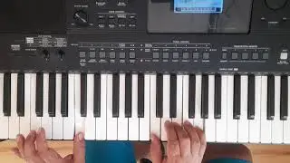 Keyboard-a Drums set dan