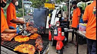 Advanced Scooter Barbecue In Kerala | Free Grilled Pineapple As a Starter !!! | Indian Street Food