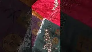 Indian style three piece suit soft Georgette #fashion  #cottonsuit #pakistanidress #organzafabric
