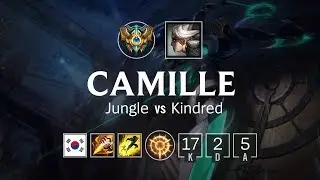 Camille Jungle vs Kindred - KR Challenger Patch 8.17