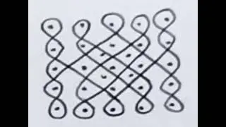 #23/5x5/#dailyuse #simple  #தினசரி கோலங்கள் #புள்ளி #easytofreshers #viralvideo #apartmentkolams-III