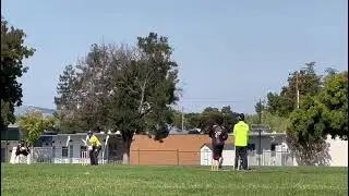 Umar Akmal out for a golden duck on his USA DEBUT