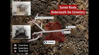 Hamas tunnel under cemetery in Gaza