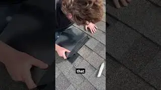 Let&rsquo;s install our new kitchen hood vent #kitchenhood #roofing #roofer #rooferlife