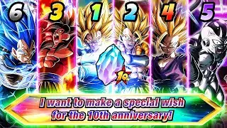 HOW TO GET ALL 7 PORUNGA DRAGON BALLS!! Get Any 10th Anniversary LR for FREE | DBZ Dokkan Battle