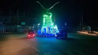 Night View of Sirvomu Statue||Diphu Karbi Anglong