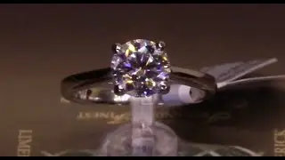 #86933 | T1.51ct | Round Brilliant 4 Claw Solitaire Diamond Ring | Set in Platinum