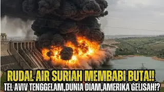 RUDAL AIR SURIAH TENGGELAMKAN TEL AVIV‼️AMERIKA GEKISAH,DUNIA DIAM ,IRAN MAKIN JAYA!