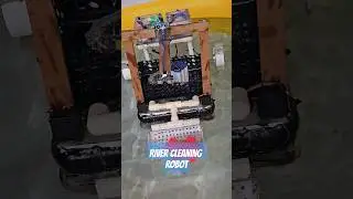 Autonomous River Cleaner Machine with Solar, Gsm, GPS #rivercleanup #swatchbharatabhiyan #arduino