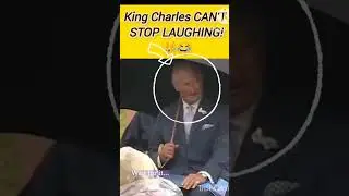 Funny Moments King Charles Can&rsquo;t Stop Laughing at Boris&rsquo; Umbrella Struggle! 👑😂 #royalsfamily