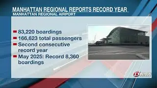 Manhattan Regional Airport sets passenger record in 2025