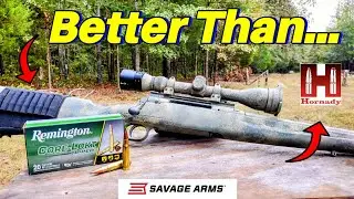Обзор и тест патронов .308 Remington Core-Lokt Tipped 150gr