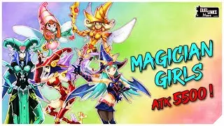 ATK 5500! MAGICIAN GIRLS Beatdown! Let's Go! [Yu-Gi-Oh! Duel Links]